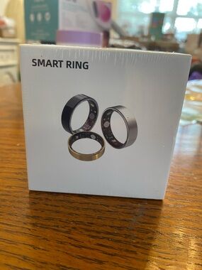 Smart Ring Wearable - Silver, size 9